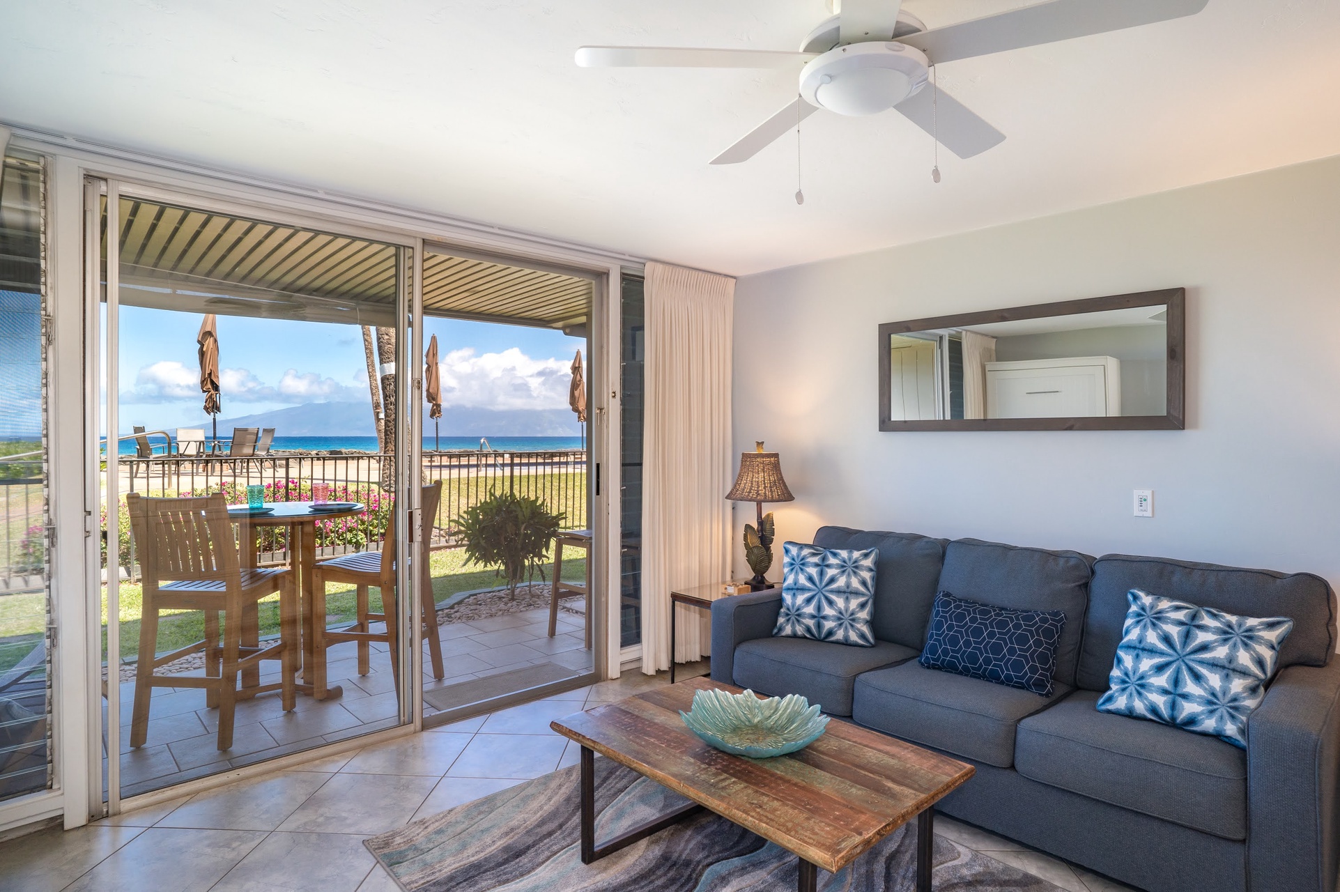 Relax and enjoy the ocean breeze.