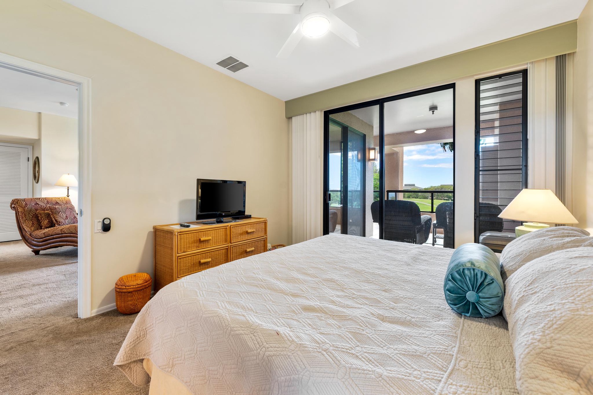 King guest bedroom designed for rest and privacy