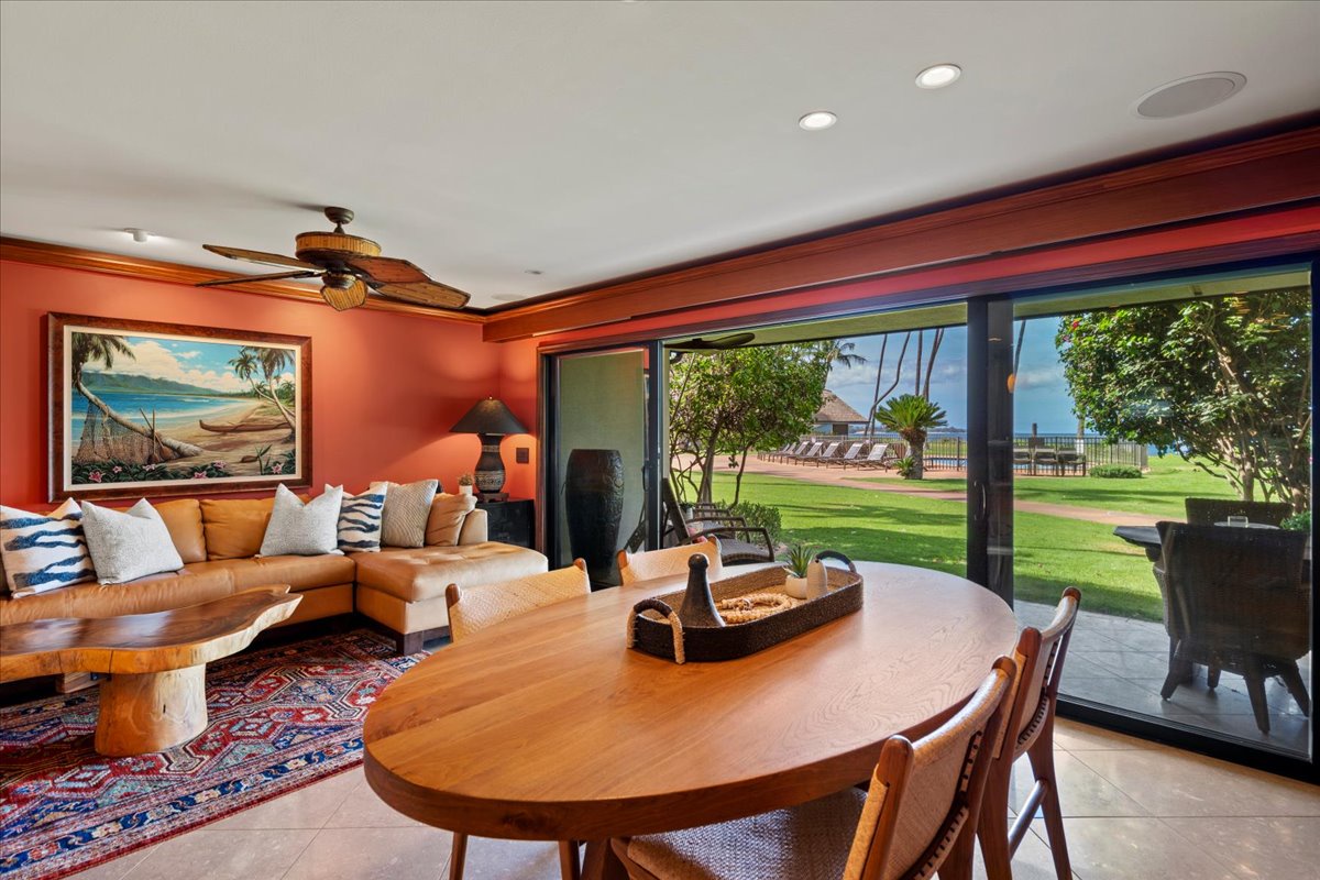 Want to dine inside or outside? The choice is yours.