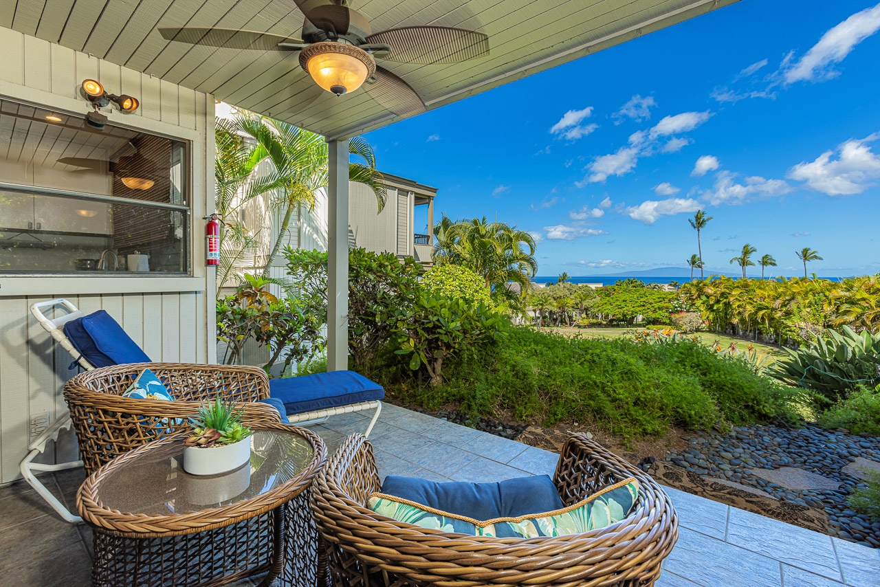 Ocean view from the private lanai
