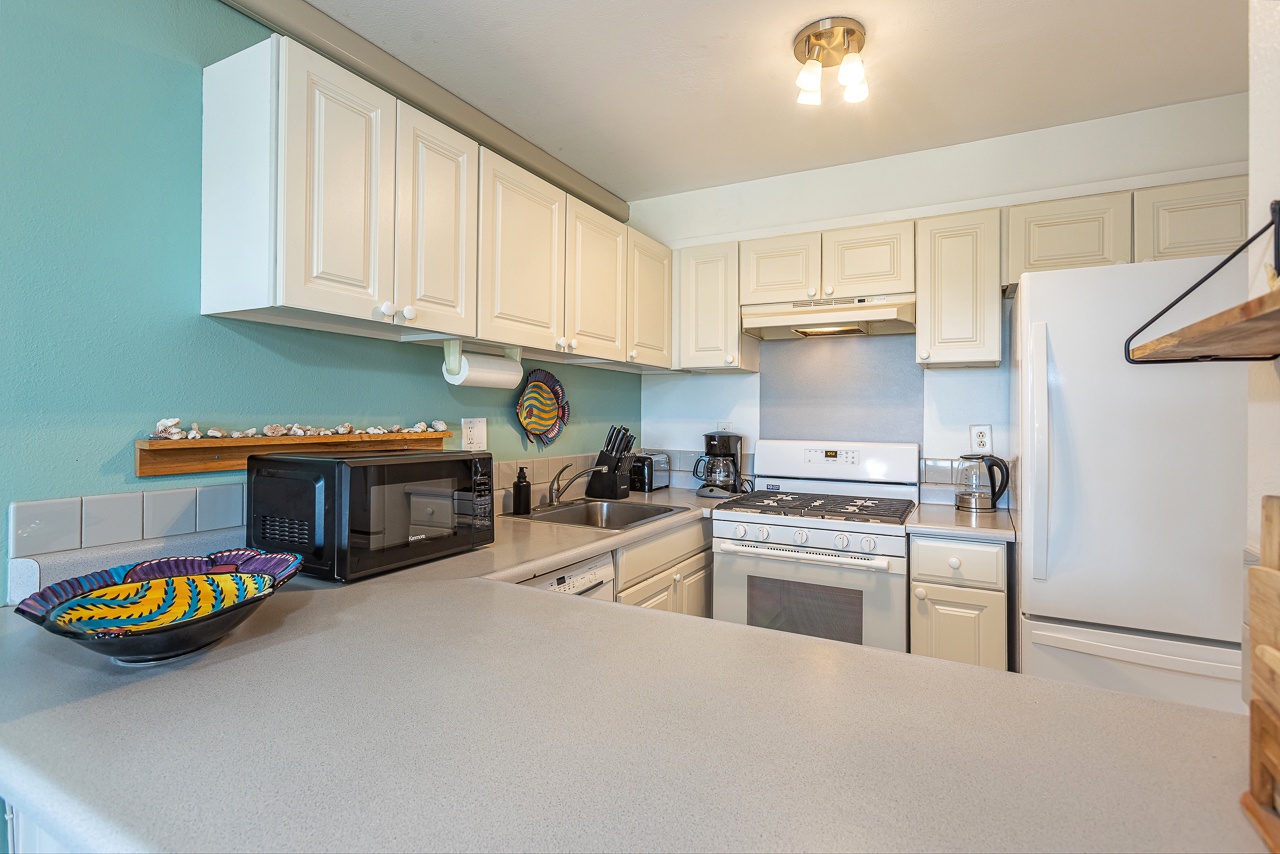 Kitchen designed for convenience and effortless island living