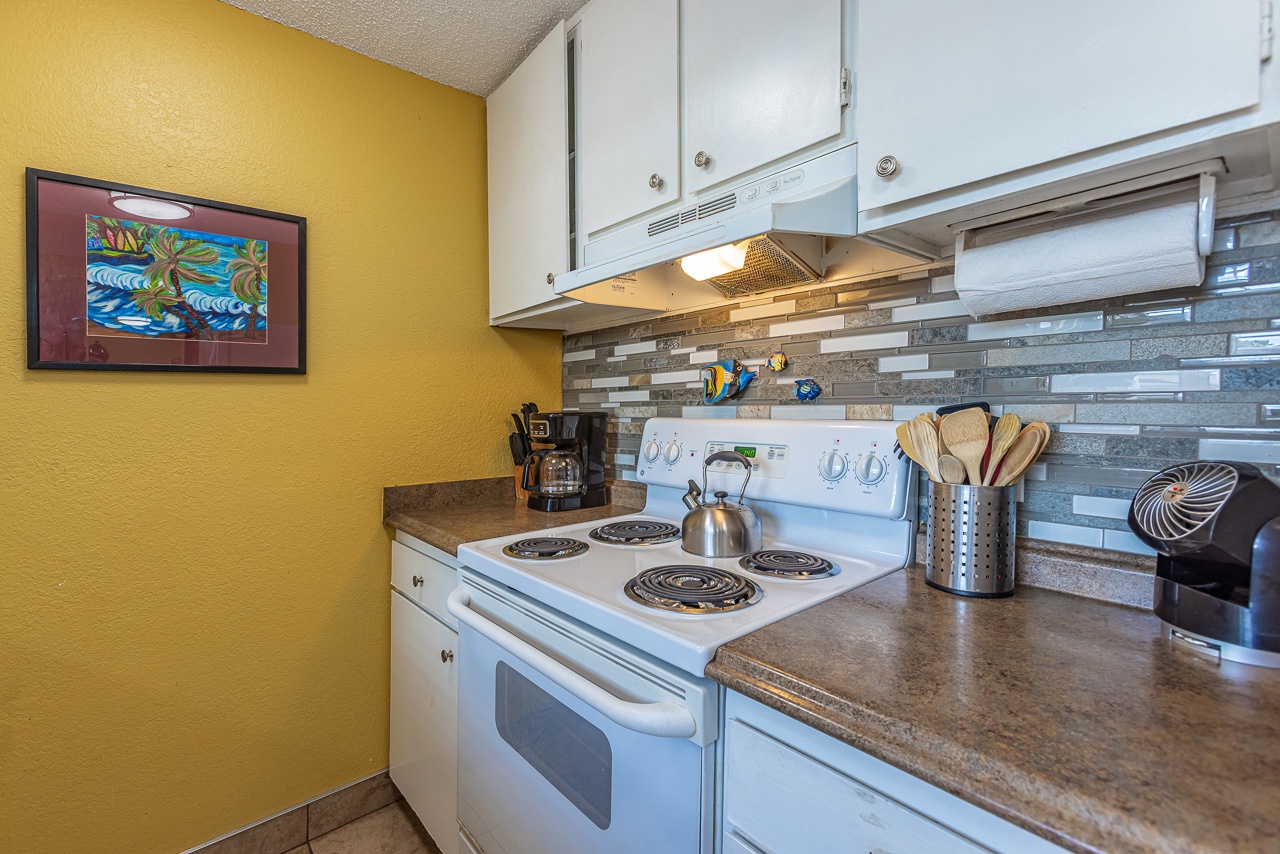 Welcoming kitchen with all the essentials for your stay
