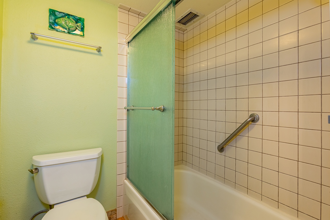 Your own serene spot to rinse off and relax