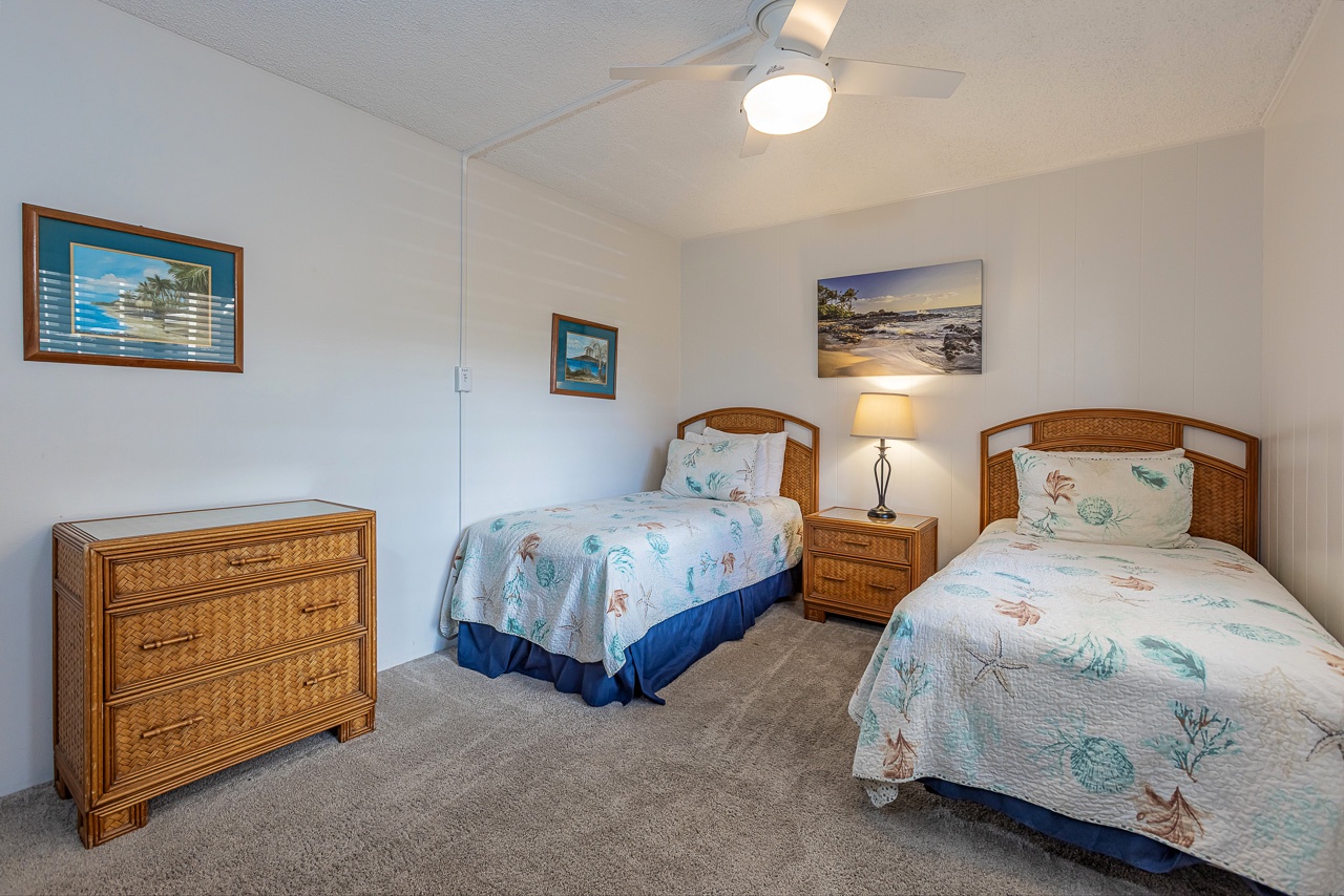 Versatile twin setup ideal for family or friends