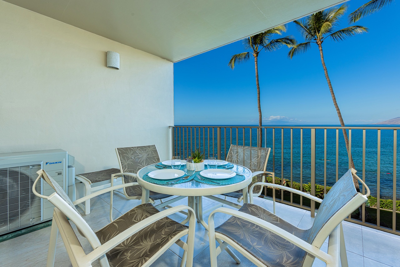 Take in endless ocean views from your private lanai