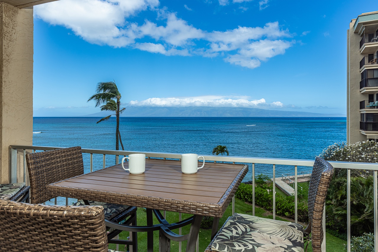 Sip your morning coffee while gazing at endless ocean views from your private balcony paradise.