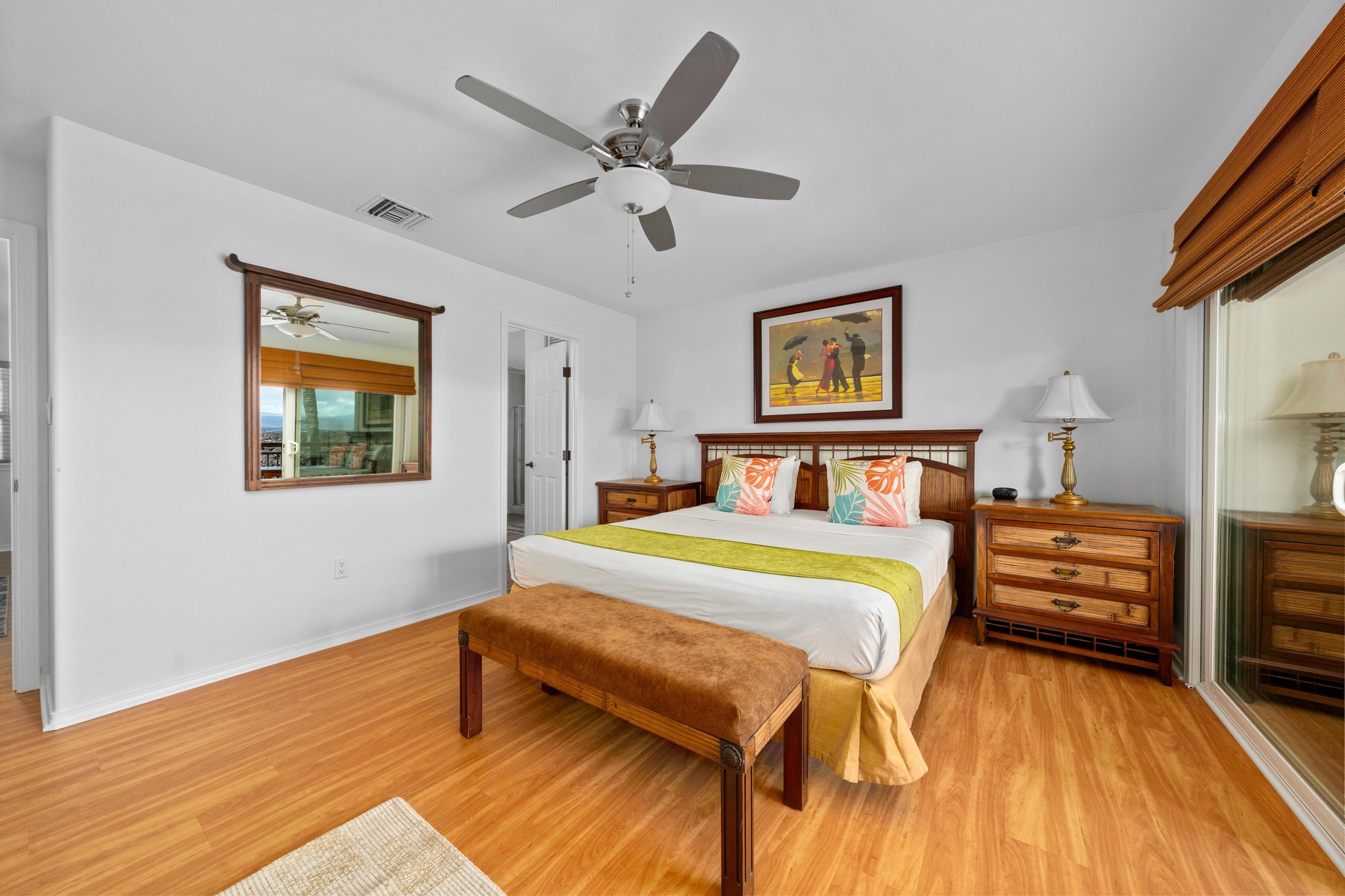 Relax on the California King bed