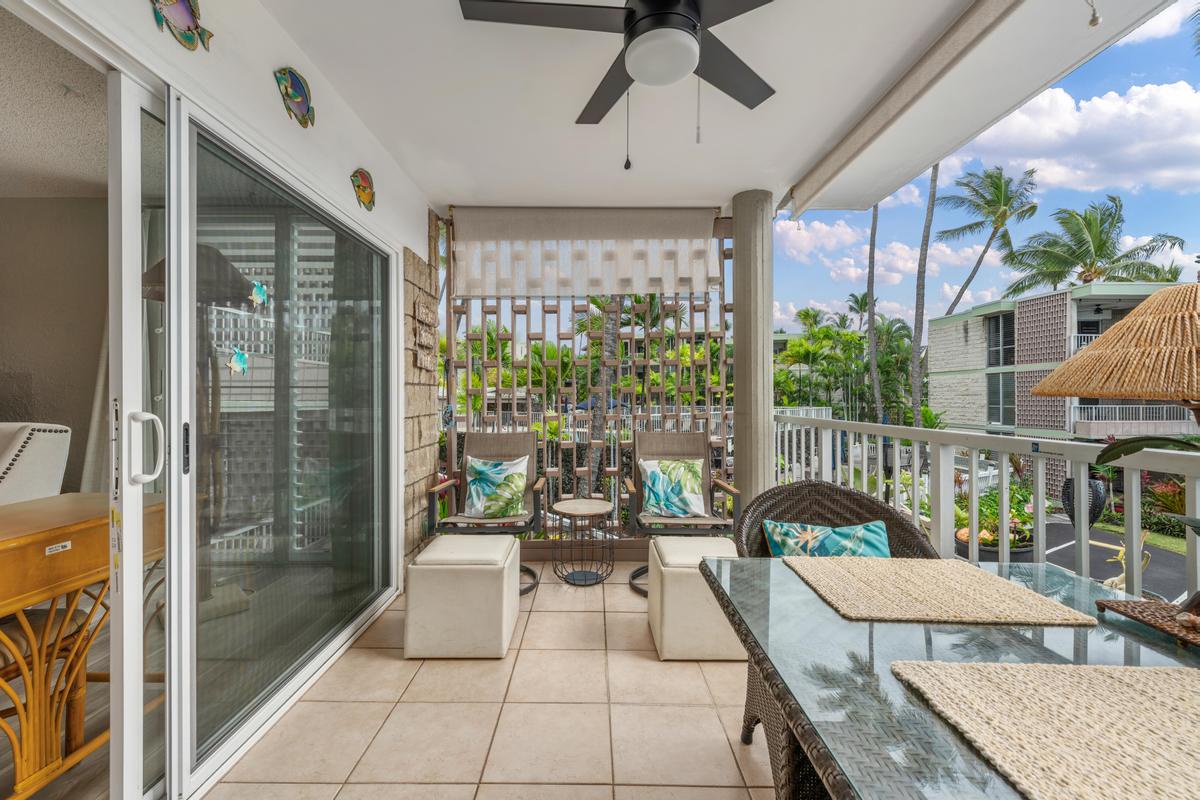 Slow mornings and salty air on your oceanview lanai