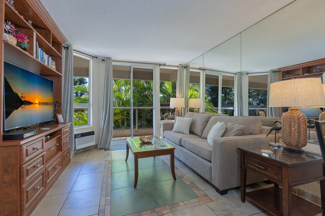 Cool off in comfort with AC after beach days nearby