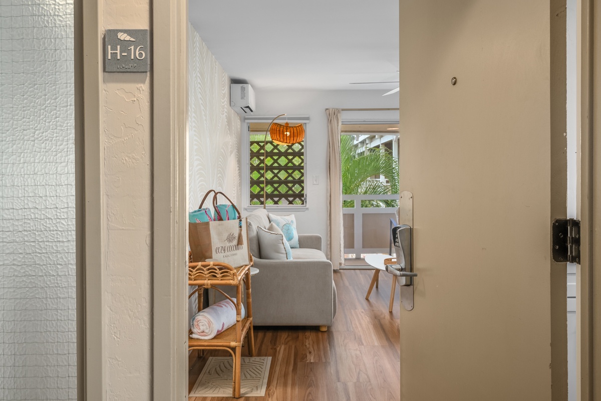 Step into your cozy retreat where bright rooms and tropical touches welcome you home after island adventures.