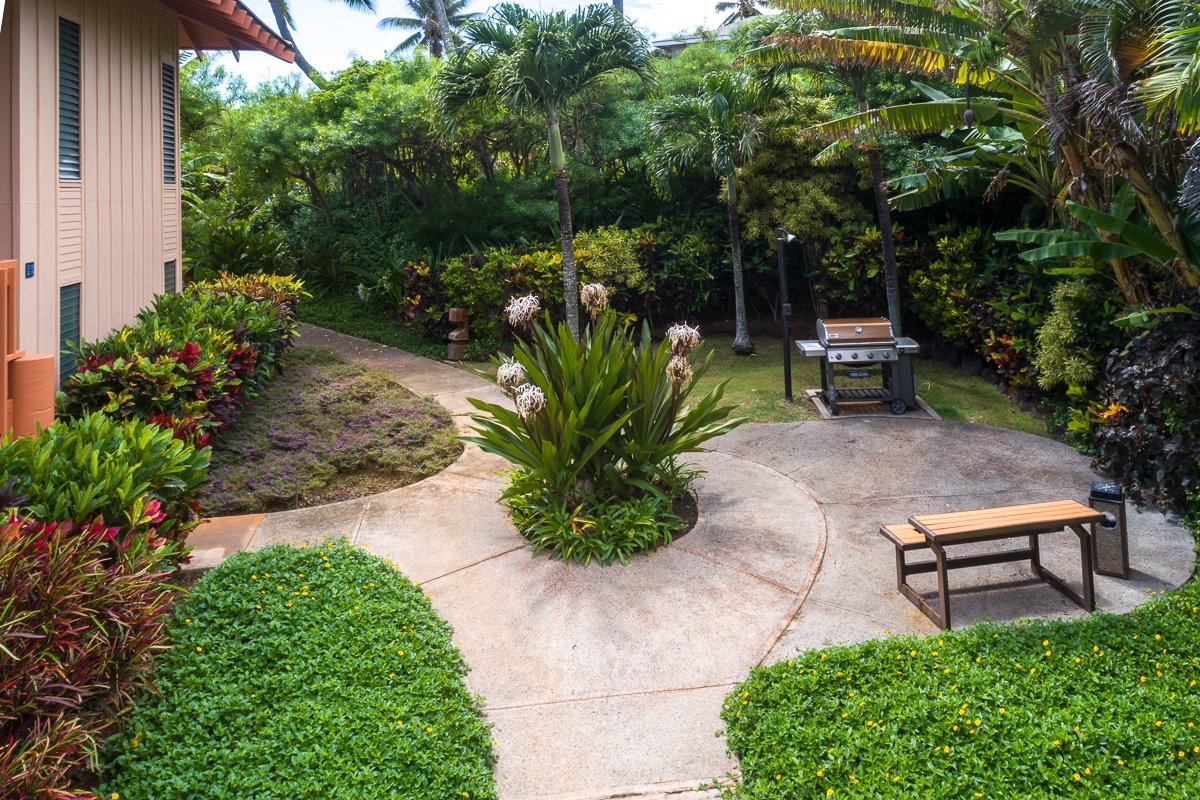 Serene greenbelt views right outside your door