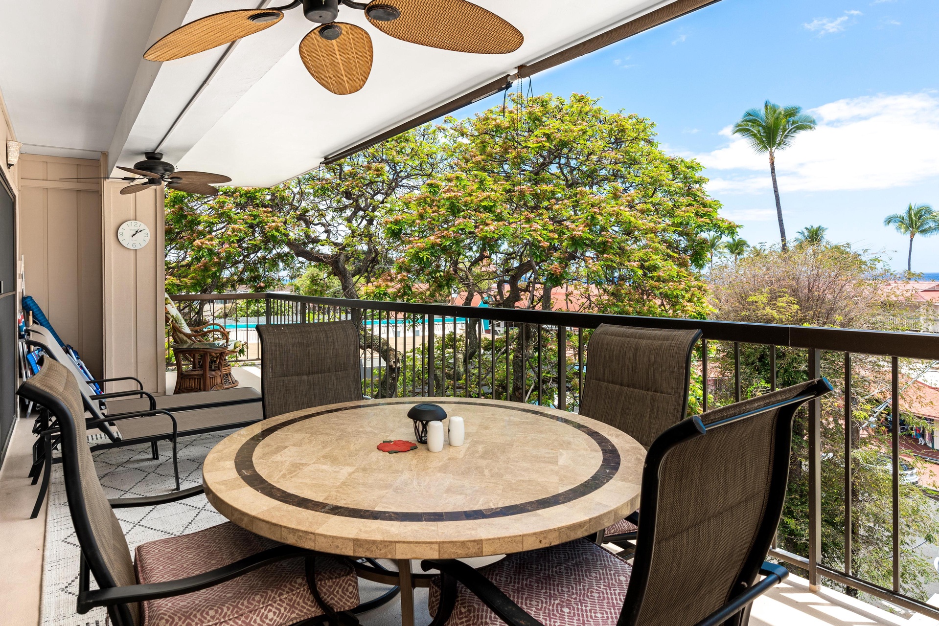Enjoy your dinner on the lanai
