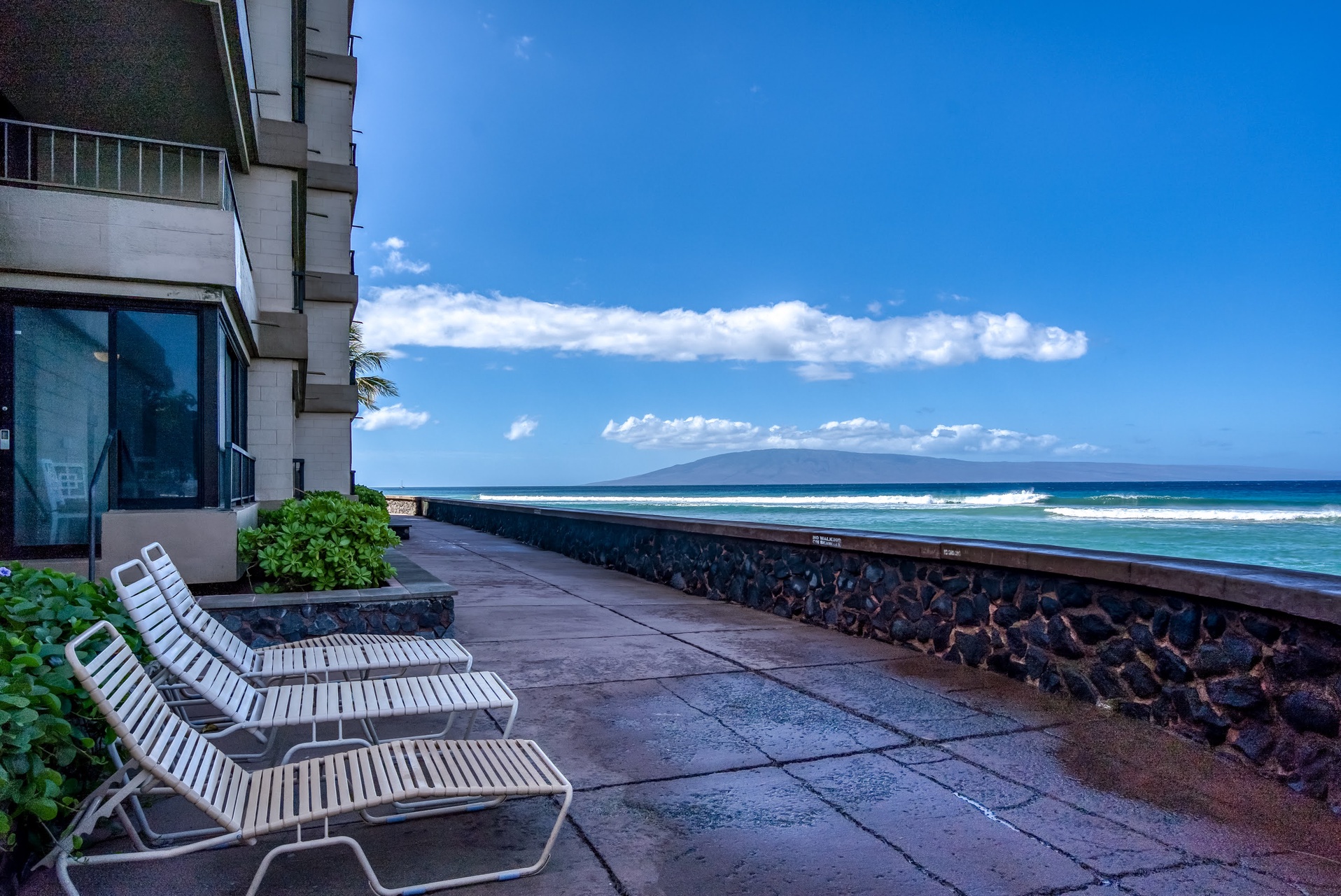 The gentle sound of the waves and the endless blue horizon create the perfect escape for relaxation and tranquility.