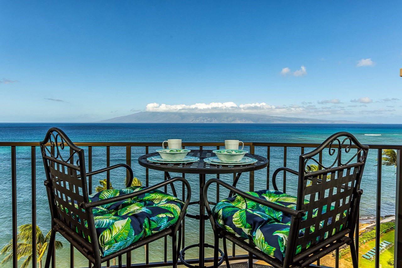 Picture yourself starting each morning here with coffee and ocean breezes.