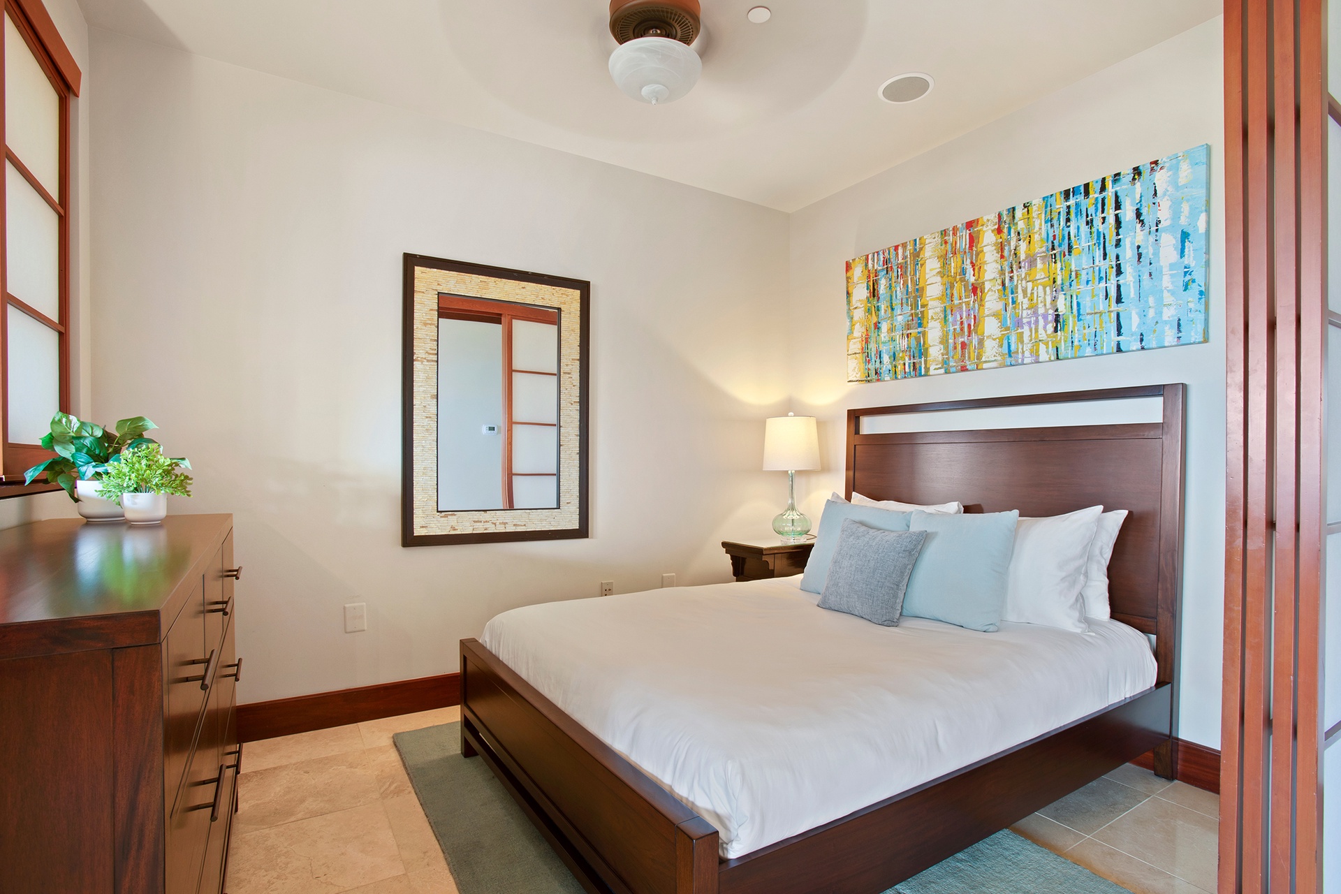 Bonus room with queen bed for extra guest accommodations