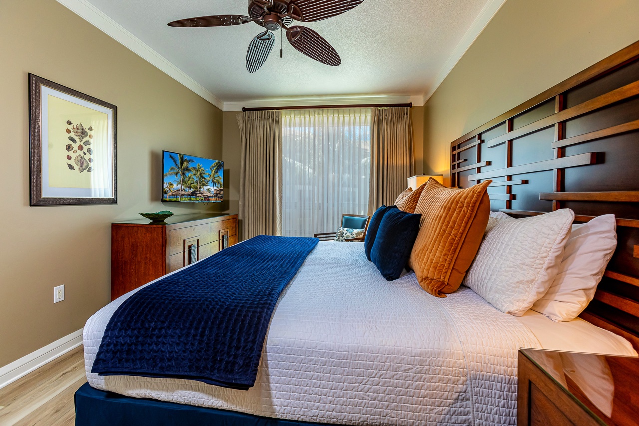 Soft natural light filters through sheer curtains, creating a peaceful retreat after your day of adventure.