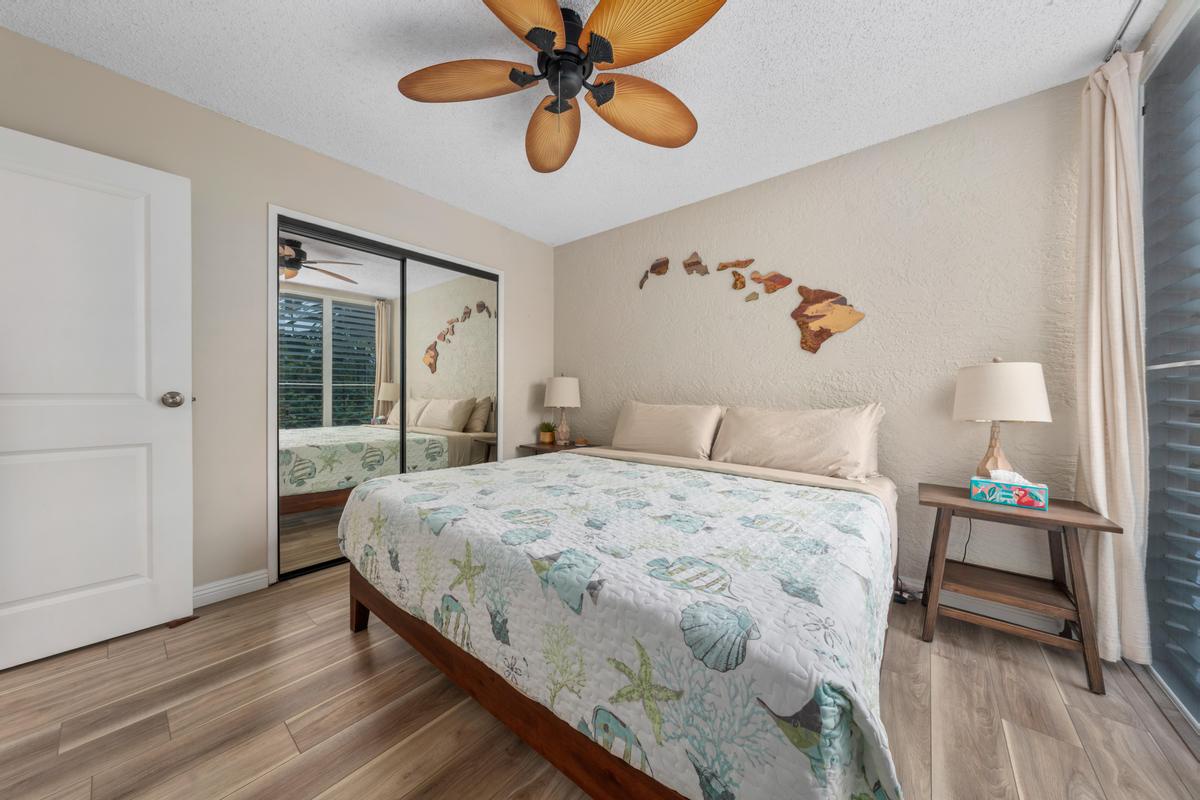 An inviting bedroom that feels like a private island retreat