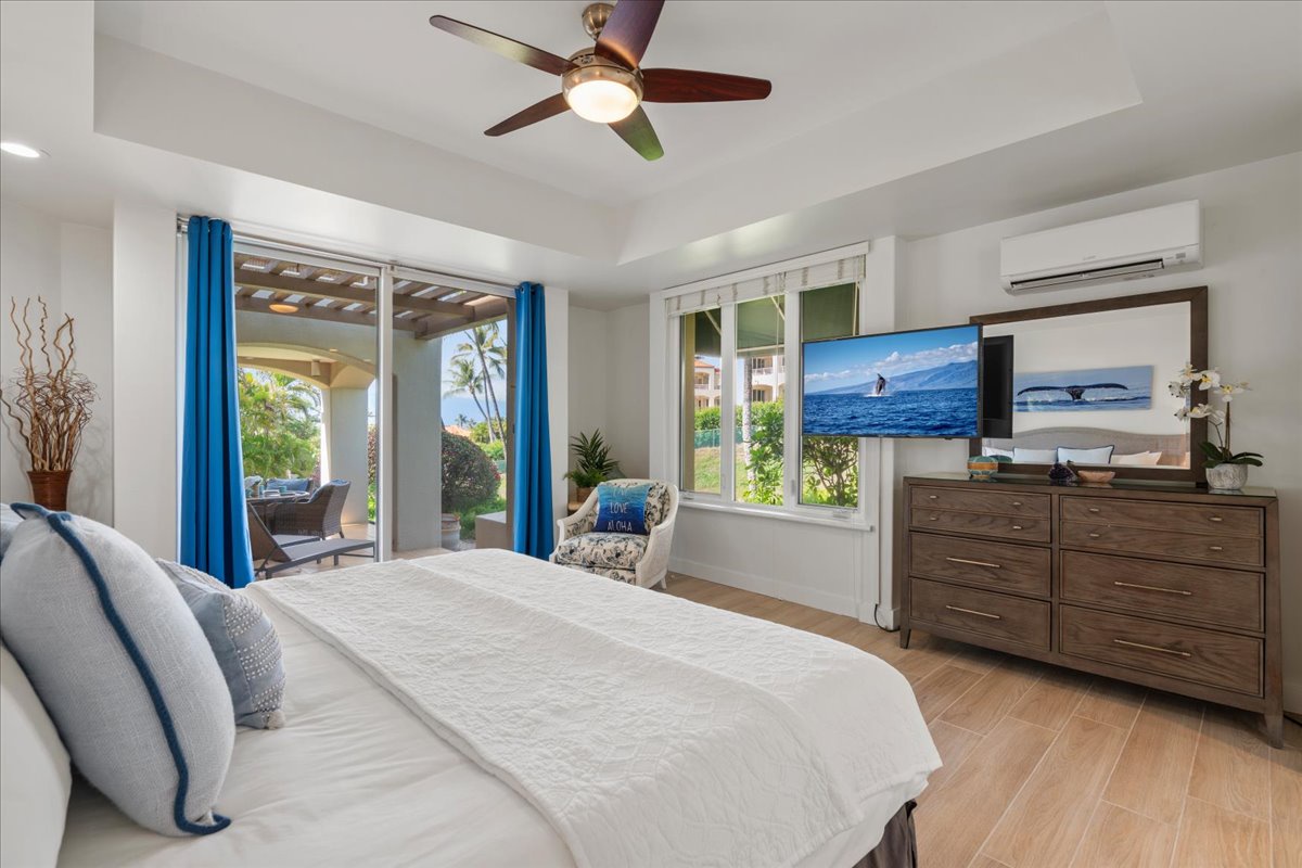 Your peaceful retreat features plush bedding, garden and patio access, plus air-conditioned comfort for restful island nights. Wake refreshed and ready for Hawaiian adventures.
