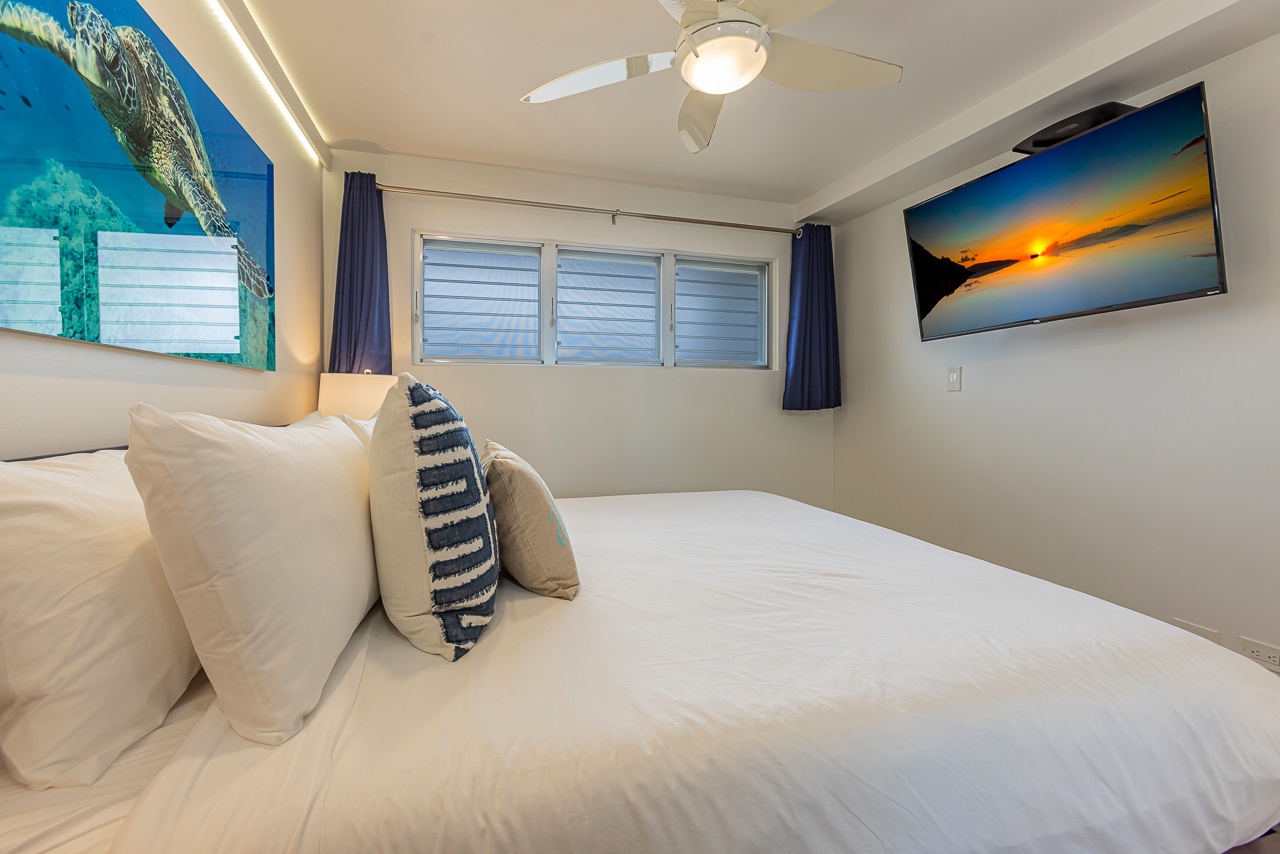 Your tranquil retreat with island vibes and smart TV entertainment