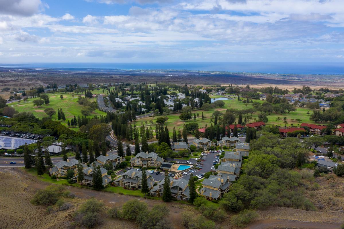 Main above view of property