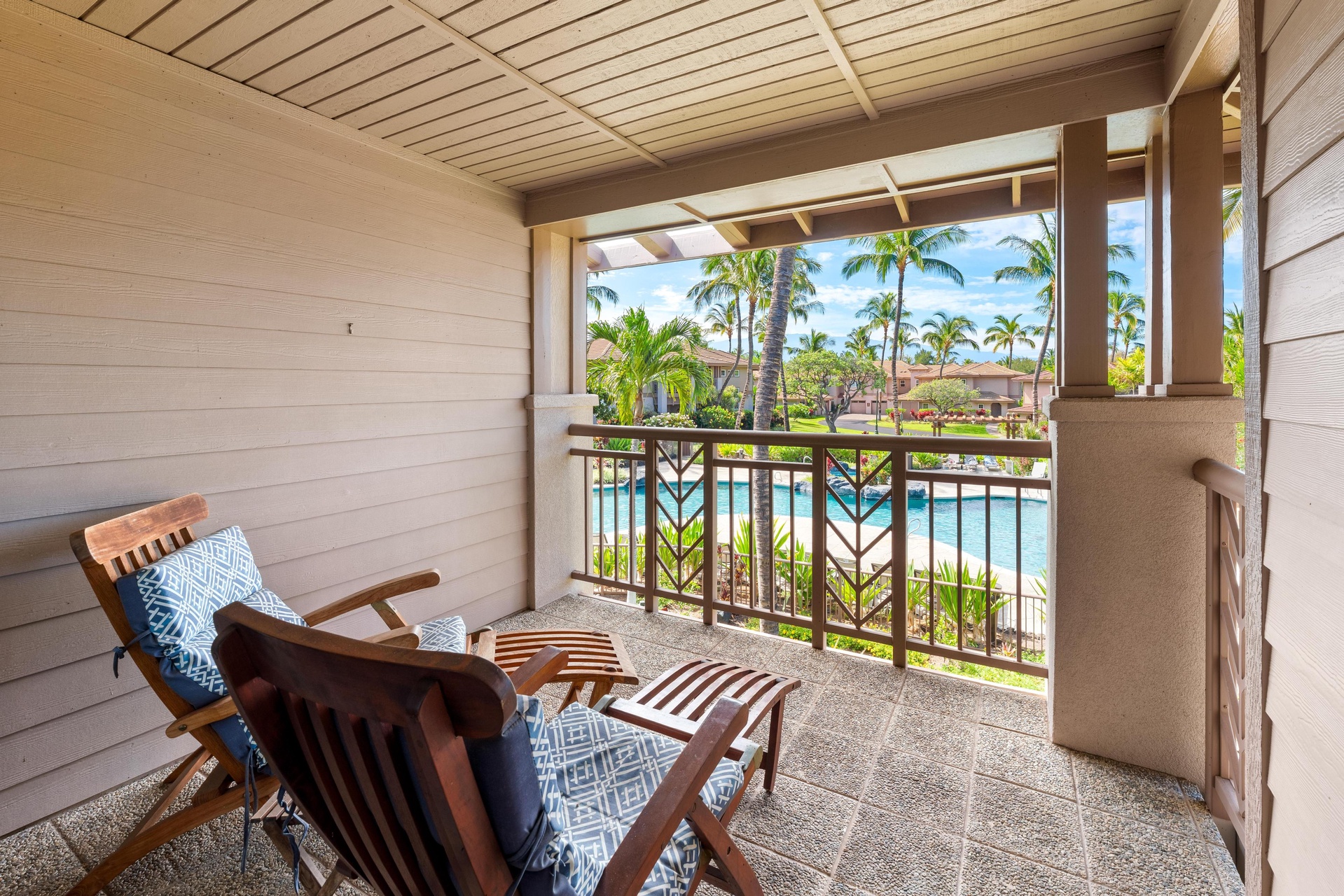 Pool view from the lanai