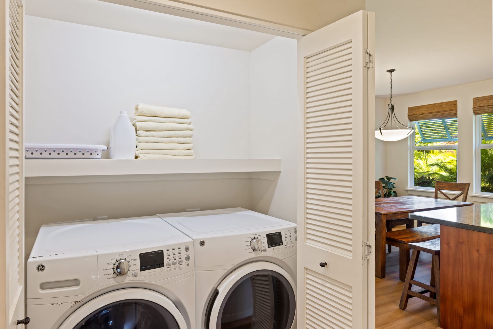 In Suite Washer and Dryer