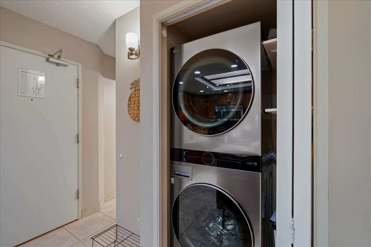 Travel light with your own in-unit washer and dryer