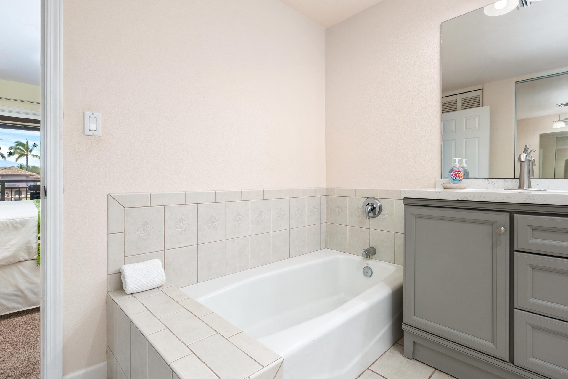 Relax in the bath tub