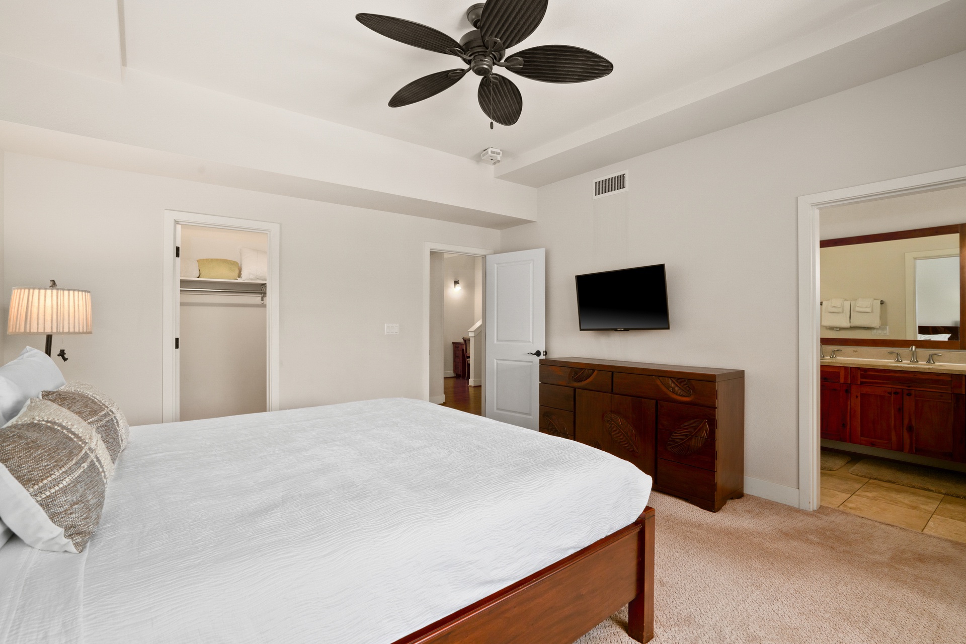 Primary Suite with TV