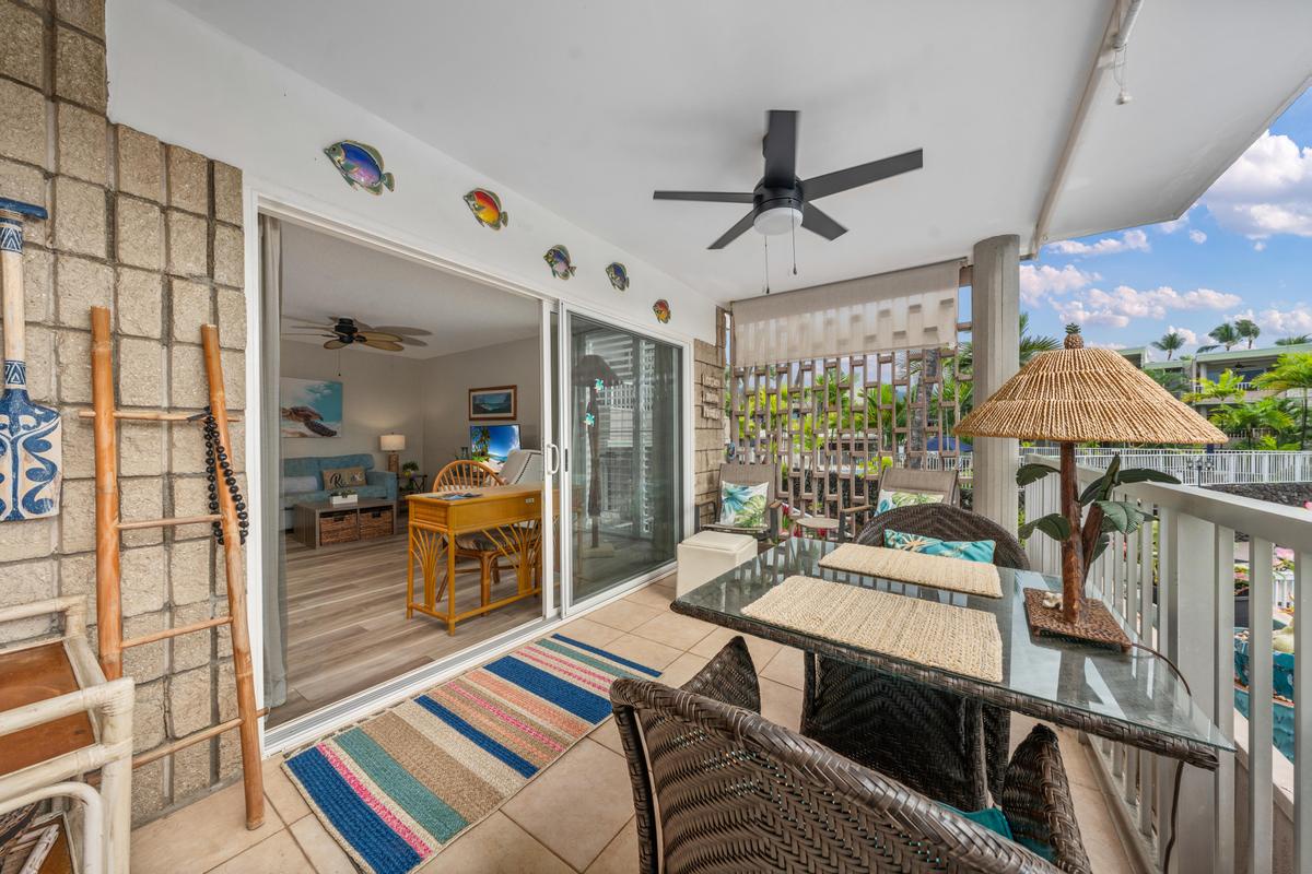 Morning light and ocean views from your own peaceful lanai