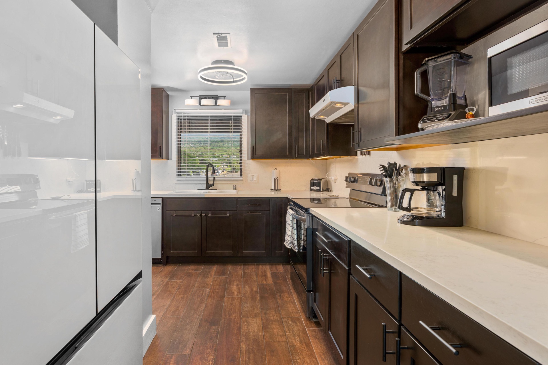 Updated kitchen with all the gadgets
