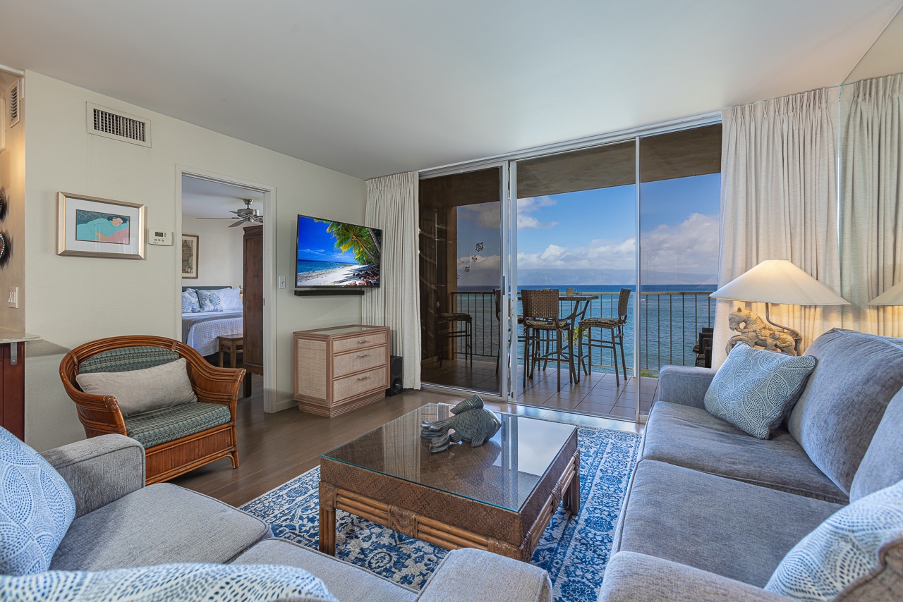 Your oceanfront living space creates the perfect retreat for relaxation