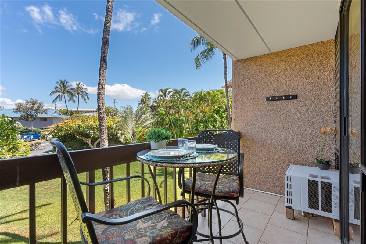 Sip your morning coffee on your private balcony, where tropical breezes and garden views create the perfect start to your island day.