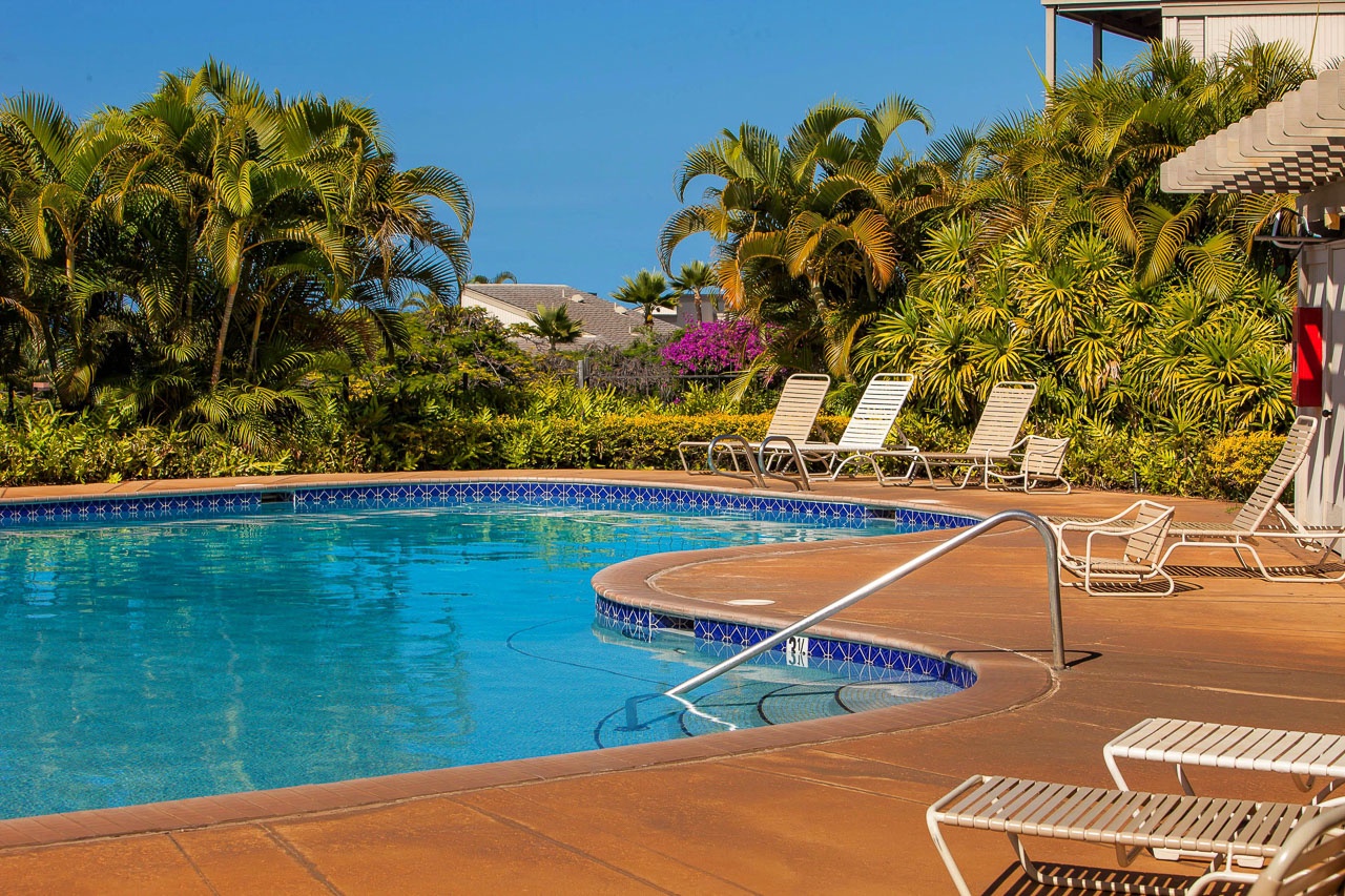 Two resort style pools set across 18 acres of lush Wailea grounds