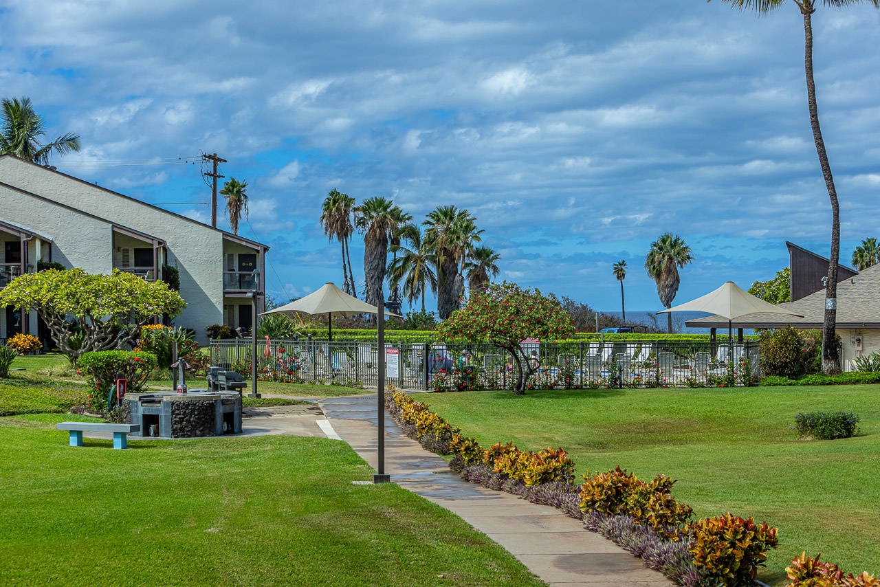 Wide open green spaces with Maui breezes
