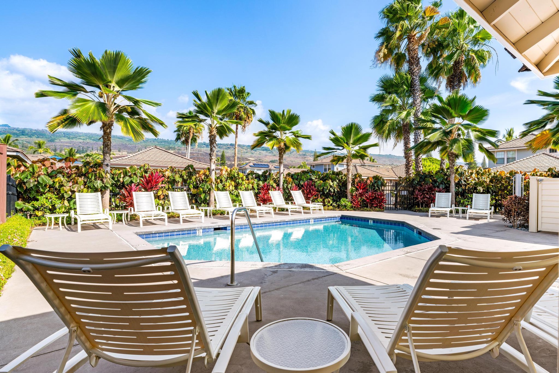 Refresh with a swim in the sparkling community pool