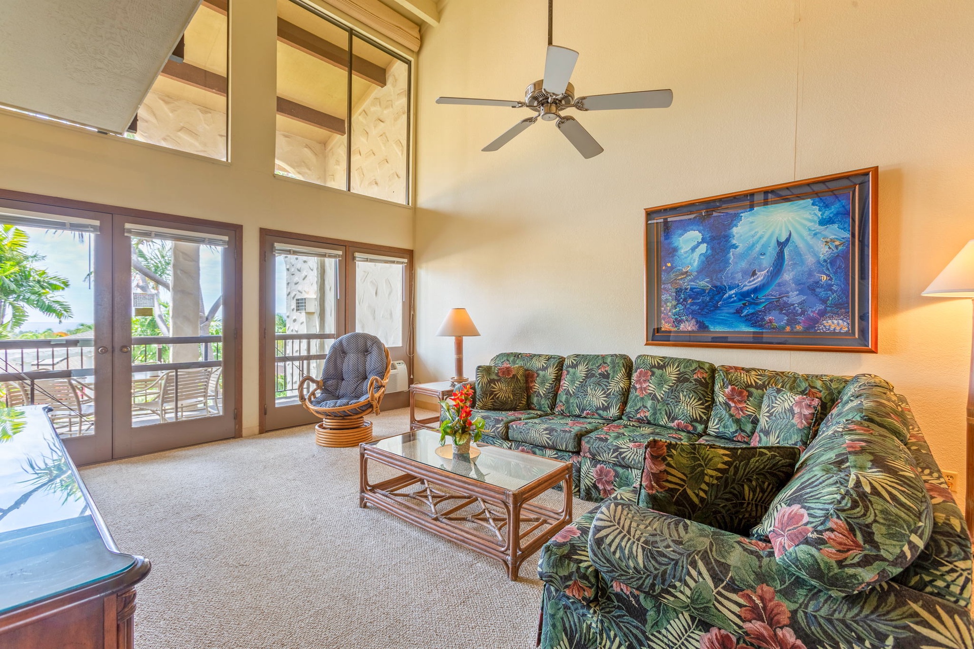 Open living room space