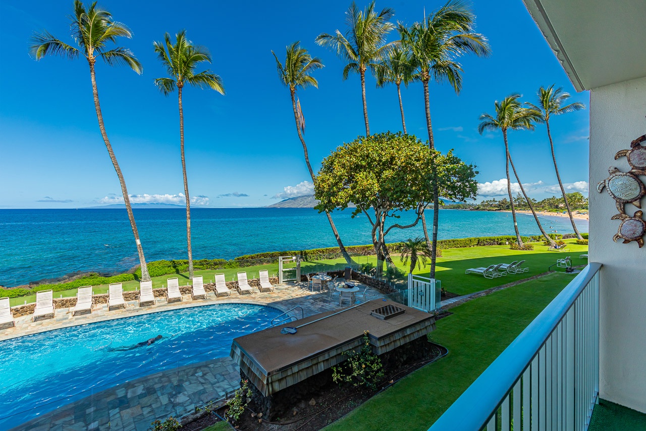 Imagine gorgeous pink and orange sunsets from your lanai