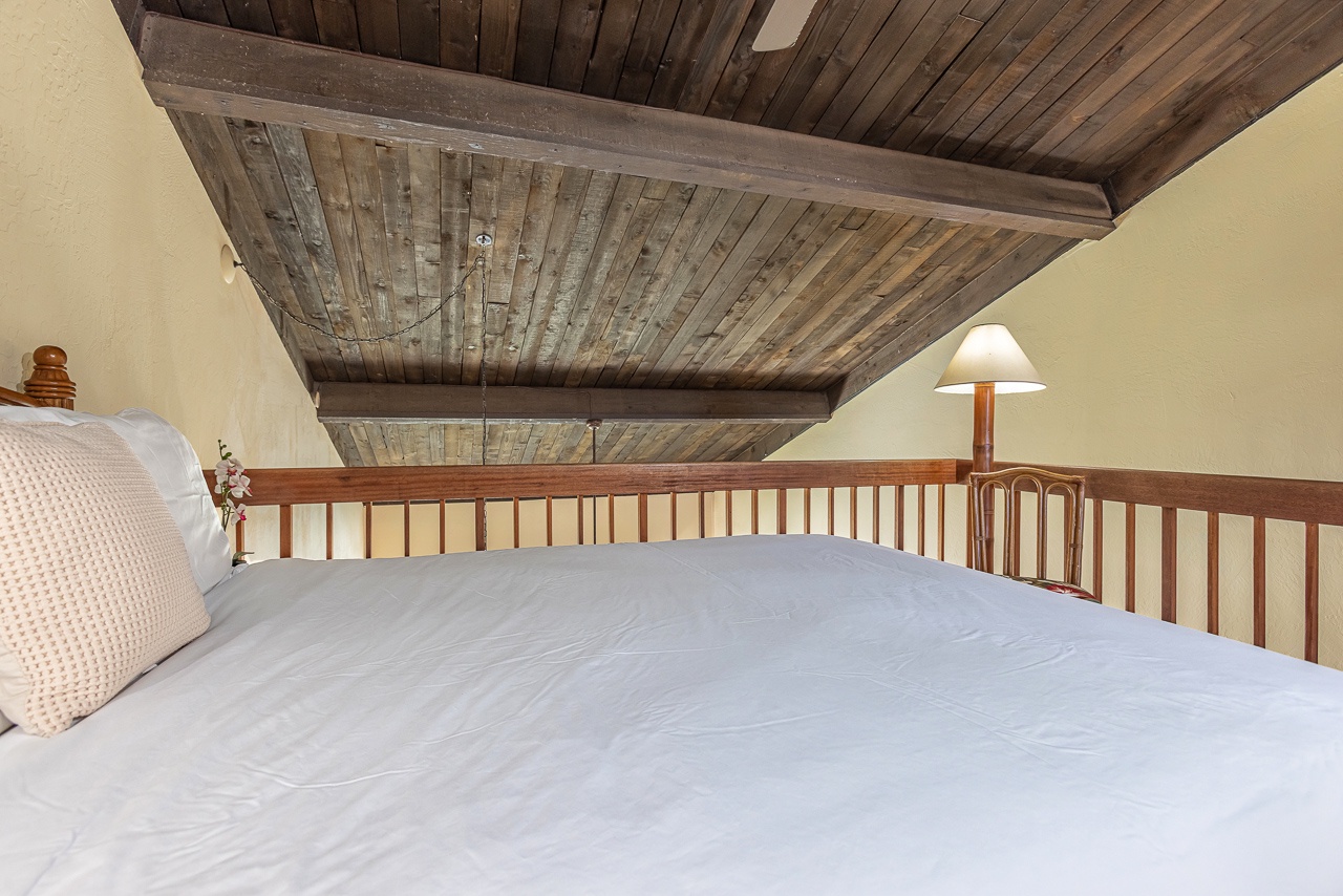 Cozy bedding awaits after sun soaked days