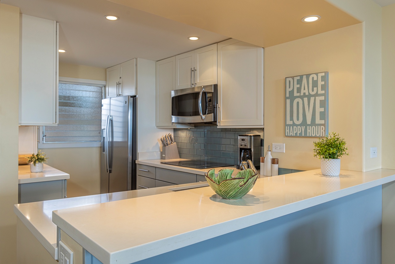 Cook with aloha in this stylish kitchen