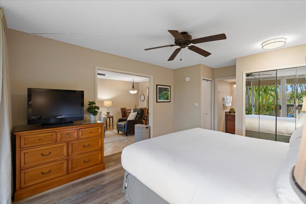 Feel at home with generous storage in the bedroom