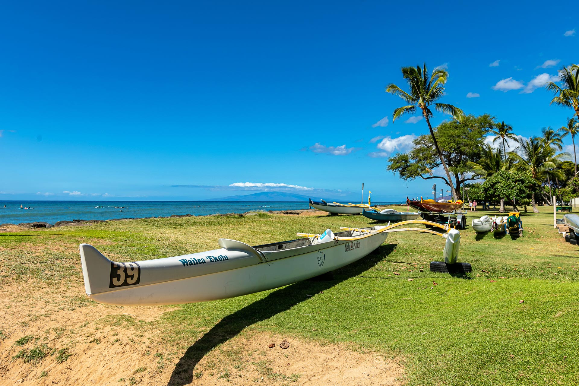 Classic Kihei beach experience right across the road