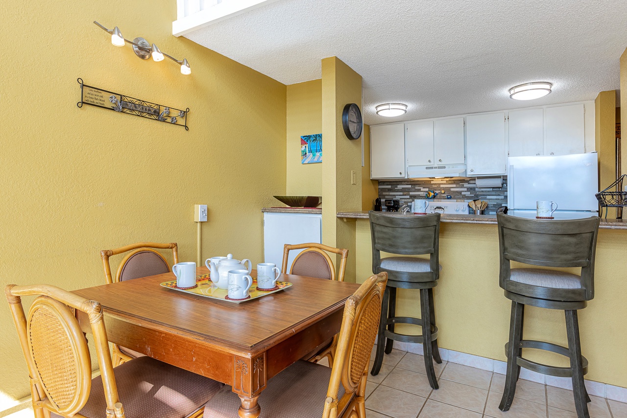 Open dining area perfect for gathering and relaxing