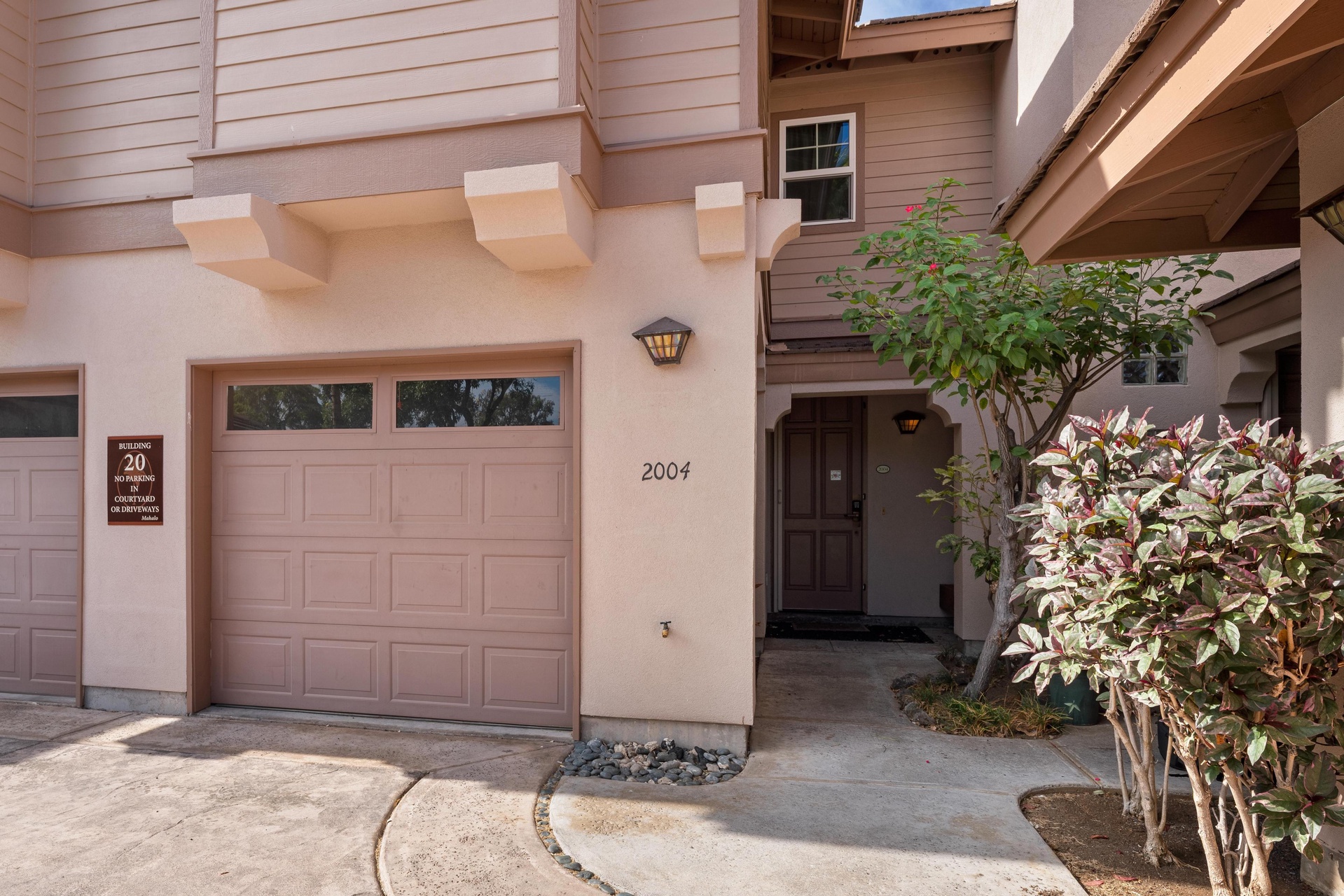Garage access for one vehicle
