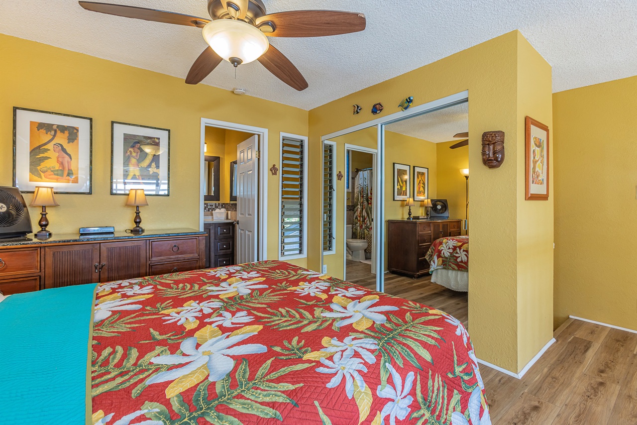 Cozy loft retreat with vaulted ceilings and a serene atmosphere