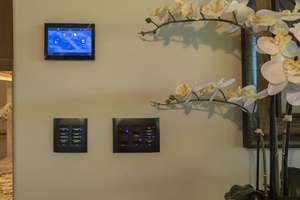 Many of the home's features can be controlled here.