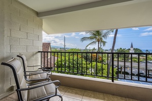 View of Downtown Kona from the Lanai!