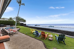 Settle into Adirondack chairs and take in the ever-changing ocean just beyond.
