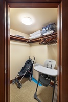 Plenty of storage for you and your guests.