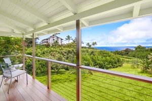 Guest Room 2 - private lanai with ocean views